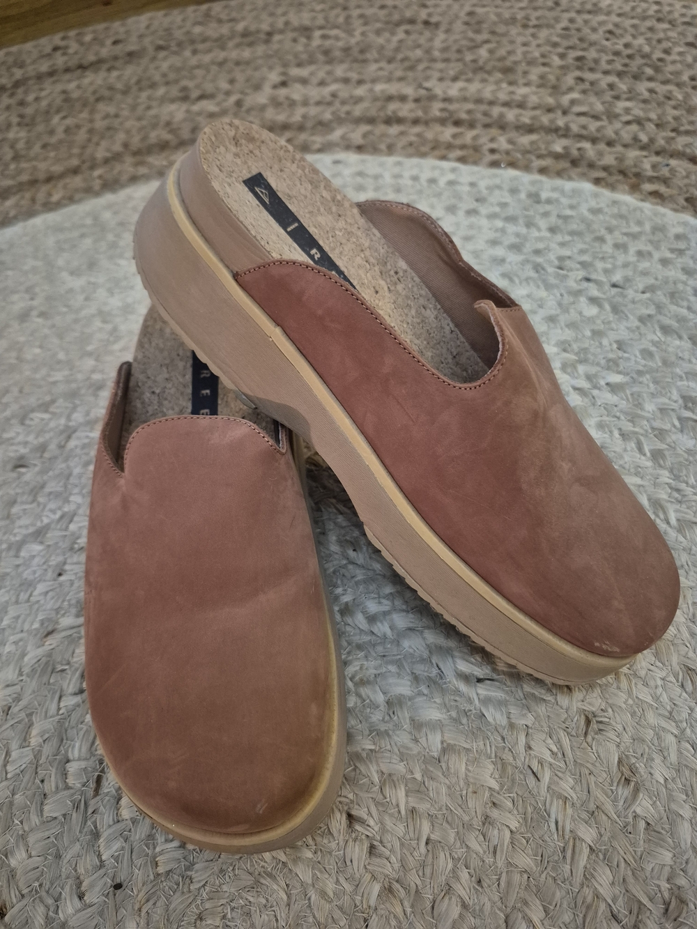 Reef Women's Suede Slip-On Mules in Chestnut Brown
